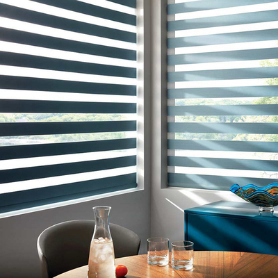 Giorno e notte 100% poliestere zebra blind Easy Fix Window Cover Roller blinds