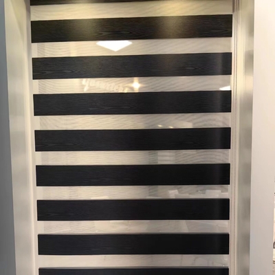 Giubbotti elettrici per finestre a ombra solare Giubbotti zebra orizzontali per prestazioni eccellenti