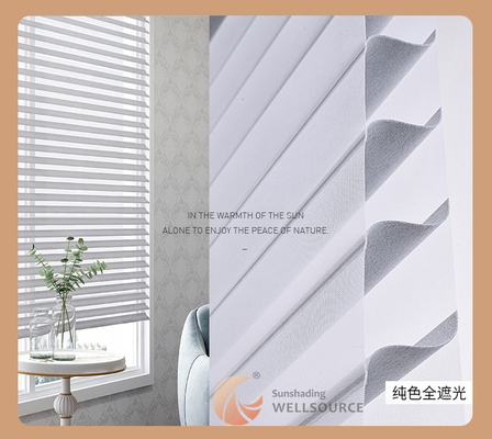 WELLSOURCE MANUAL 2&quot;Shangri-la Shades Non Blackout Light Filtering per casa, ufficio, hotel, club, ristorante Custom Made