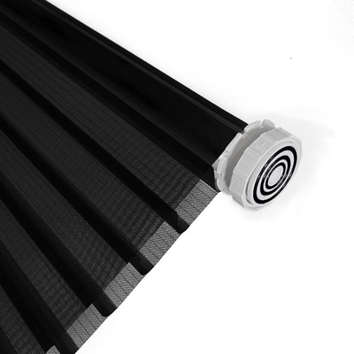 WELLSOURCE No Drill 2&quot;Shangri-la Shades Tension Inside Mount Expansion Window Blind, Custom Size